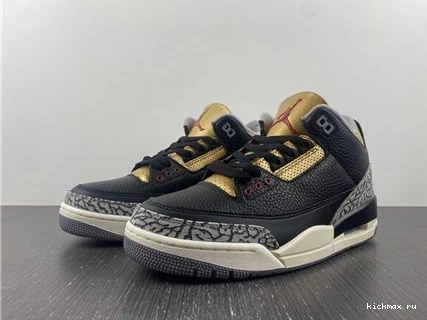 Rep Cement SoftTouch Gold Retro 3832 3 Black CK9246- Jordan 1014